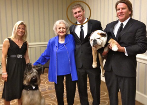 In photo, Betty White and Eric Presnall from the K-9 training institute