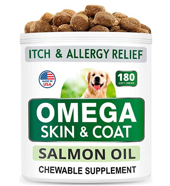 bark and spark omega 3 shedding-skin allergy-itch relief-hot spots